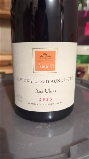 Bourgogne Savigny-lès-beaune Premier Cru Domaine Ardhuy Aux Clous 2023