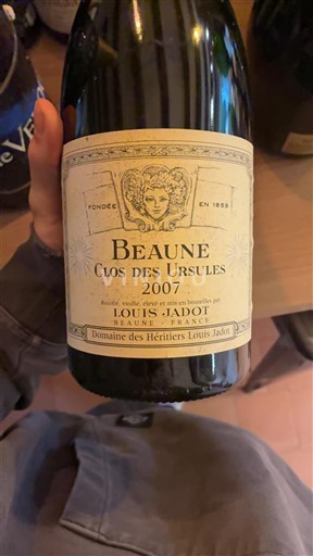 Burgundsko Beaune Premier Cru Domaine Des Héritiers Louis Jadot Clos des Ursules 2007