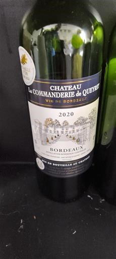 Bordeaux Château La Commanderie de Queyret 2020
