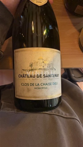 Borgonha Santenay Château Santenay Clos de la Chaise Dieu Monopole 2008