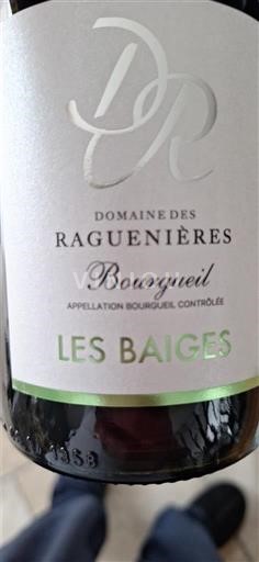Dolina Loare Bourgueil Domaine Des Raguenières Les Baiges 2021