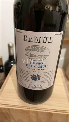 Vêneto Vénétie Tonon Rosso del Camúl 2019