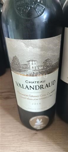 Bordeaux Saint-Émilion Grand Cru Premier Grand Cru Classé Château Valandraud 2016