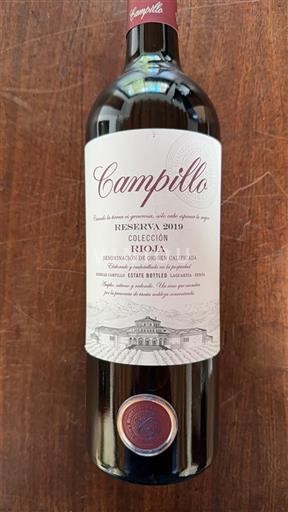 La Rioja Rioja Campillo Reserva Colección 2019