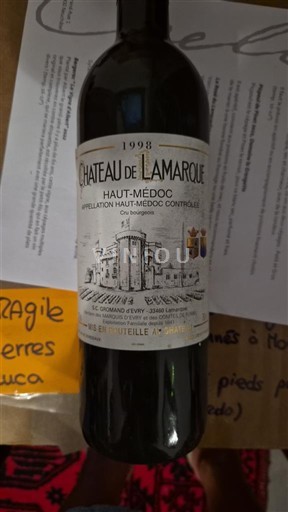 Bordeaux Haut-Médoc Château Lamarque 1998