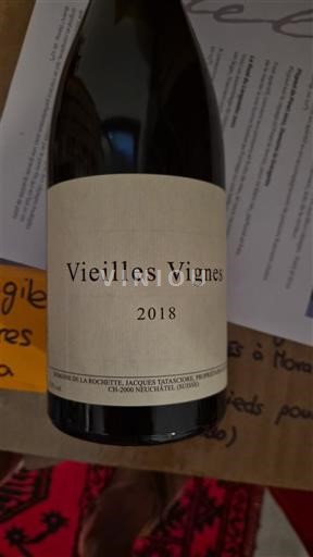 Neuchâtel Neuchâtel AOC Domaine La Rochette Vieilles Vignes 2018