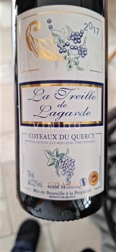 Sydväst Coteaux-du-Quercy La Treille de Lagarde 2017