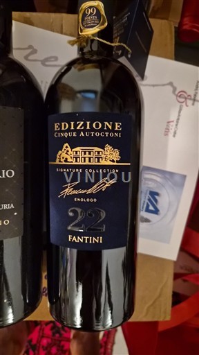 Abruzzo Đất Chieti Fantini Edizione Cinque Autoctoni Không niên vụ