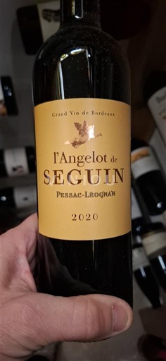 Bordeaux Pessac-Léognan Château Seguin l'Angelot de Seguin 2020