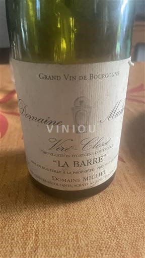 Bourgogne Viré-clessé Domaine Michel La Barre 2015