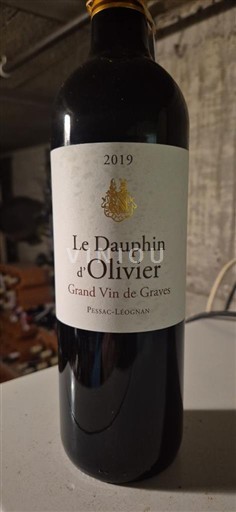 Bordeaux Pessac-Léognan Château Olivier Le Dauphin d'Olivier 2019
