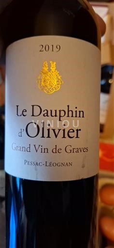 Bordeaux Pessac-Léognan Château Olivier Le Dauphin d'Olivier 2019