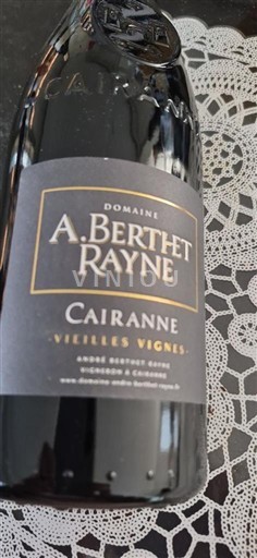 Rhône Valley Cairanne Domaine A. Berthet Rayne Vieilles Vignes 2019