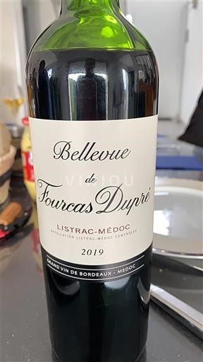 Bordeaux Listrac-Médoc Château Fourcas Dupré Bellevue 2019