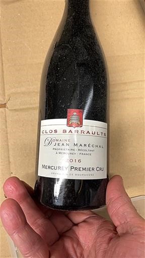 Burgundy Mercurey Premier Cru Domaine Jean Maréchal Clos Barraults 2016