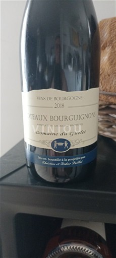 Borgoña Coteaux de Borgoña Domaine Guelet 2018