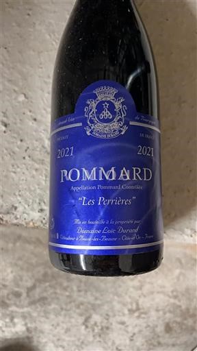 Borgoña Pommard Domaine Loic Daron Les Perrières 2021