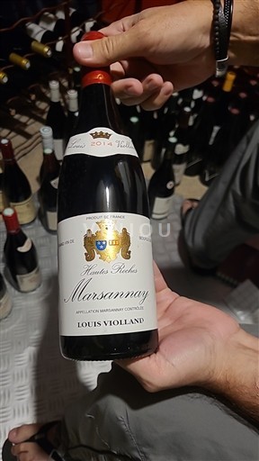 Burgundi Marsannay Louis Violland Hautes Roches 2014