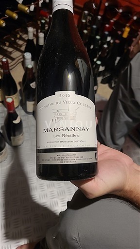 Bourgogne Marsannay Domaine Vieux Collège Les Récilles 2015