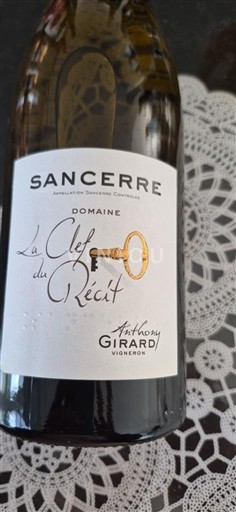 Vallée de la Loire Sancerre Domaine Anthony Girard La Clef du Récit 2023