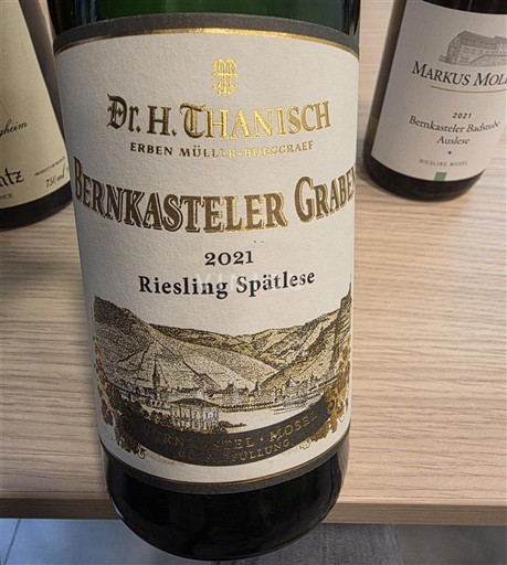 Mosel Không được chỉ định Dr. H. Thanisch - Erben Müller-Burggraef Bernkasteler Graben Riesling Spätlese 2021