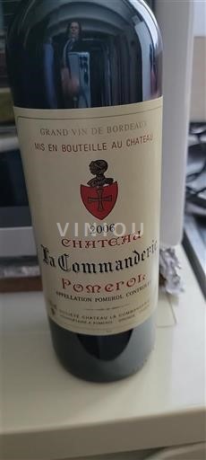 Bordeaux Pomerol Château La Commanderie 2006