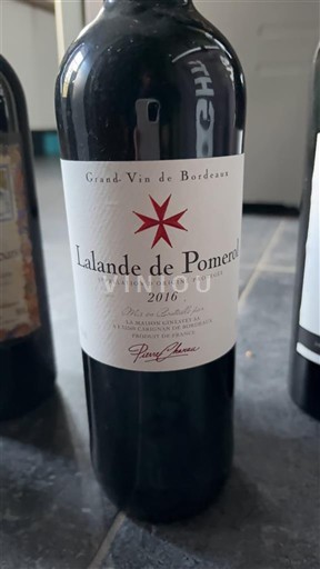 Bordeaux Lalande-de-Pomerol Lalande de Pomerol 2016