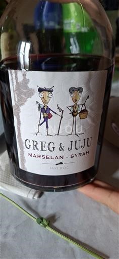 Languedoc et Roussillon Pays d'oc Greg & Juju Marselan-Syrah Non Millésimé