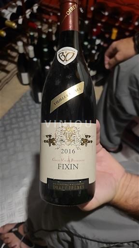 Burgundy Fixin Derei Frères Vieilles Vignes 2016