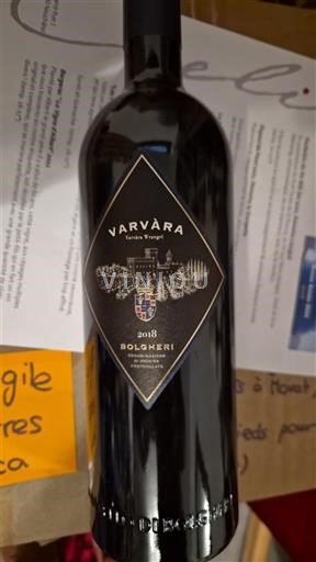 Tuscan Wines Bolgheri Castello di Bolgheri Varvàra 2018