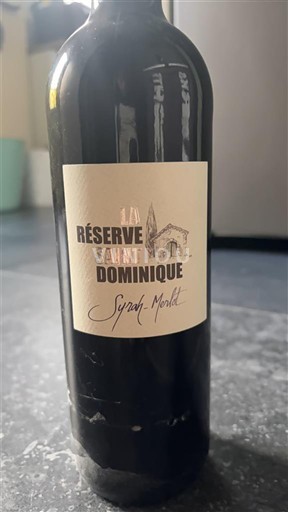 Languedoc y Rosellón País de Oc La Réserve Saint Dominique Syrah Merlot 2020