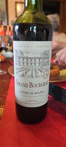Burdeos Côtes-de-bourg Grand Bourgeau 2010
