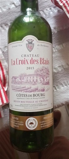 Bordeaux Côtes-de-bourg Château La Croix des Blais Prestige 2015