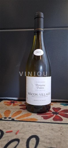 Burgundi Mâcon ja Mâcon-kylät Domaine Dubuis 2022