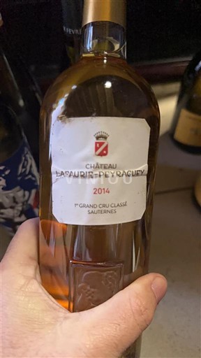 Bordeaux Sauternes 1er Grand Cru Classé Château Lafaurie-Peyraguey 2014