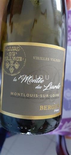 Loire Valley Montlouis-sur-Loire Bergère La Montée des Liards Vieilles Vignes 2020