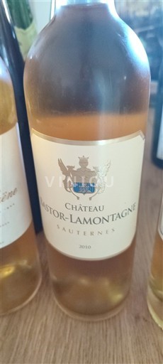 Bordeaux Sauternes Château Bastor-Lamontagne 2010