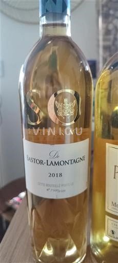 Bordeaux Sauternes Bastor-Lamontagne 2018