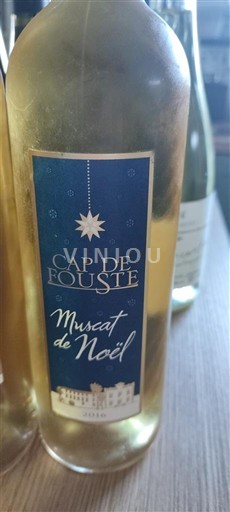 Roussillon Muscat de Rivesaltes Cap de Fouste Muscat de Noël 2016