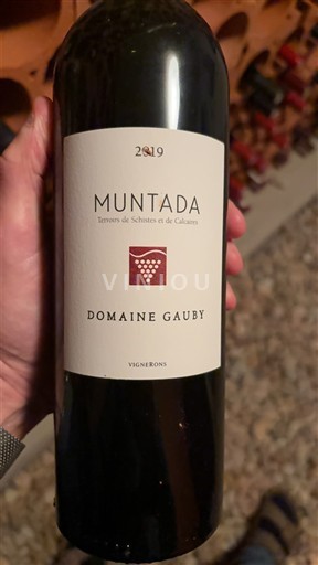Roussillon Côtes du Roussillon Villages Domaine Gauby Muntada 2019