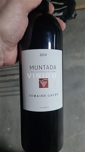 Roussillon Côtes du Roussillon Villages Domaine Gauby Muntada 2019