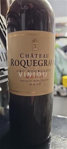 Bordeaux Médoc Cru Bourgeois Château Roquegrave 2011