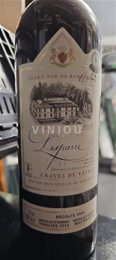 Bordeaux Graves-de-Vayres Château Lespare 2008