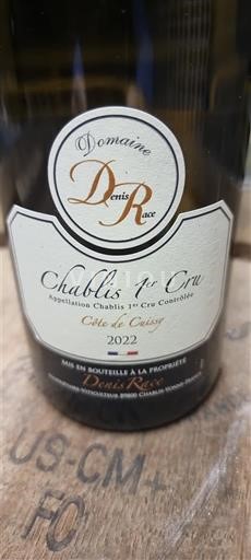 Bourgondië Chablis Premier Cru Premier Cru Domaine Denis Race Côte de Cuissy 2022