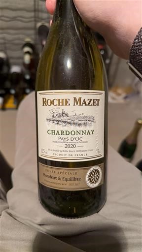 Languedoc și Roussillon Vin de Pays d'Oc Roche Mazet Spéciale Rondeur & Équilibre 2020