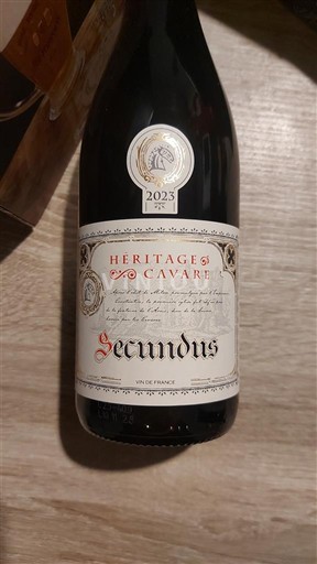 Rhône-dalen Ikke specificeret Héritages Cavare Secundus 2023