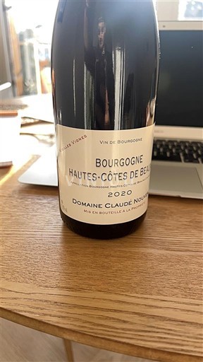 Burgundy Hautes-Côtes de Beaune Domaine Claude Nouveau 2020