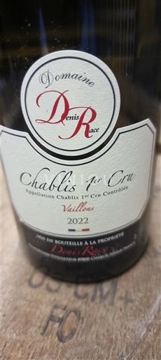 Bourgondië Chablis Premier Cru Premier Cru Domaine Denis Race Vaillons 2022