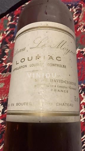 Bordeaux Loupiac Château Le Moyne Ikke årgangsbestemt