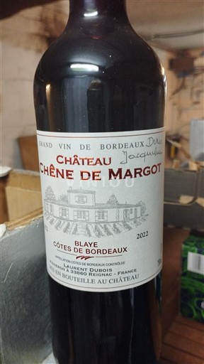 Burdeos Blaye-Côtes de Burdeos Château Chêne de Margot 2022